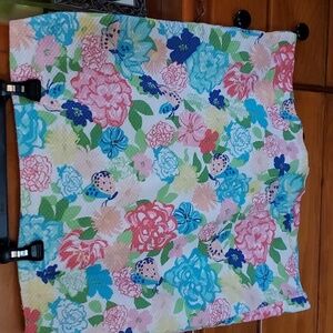 Talbots multicolor floral skirt sz 16W